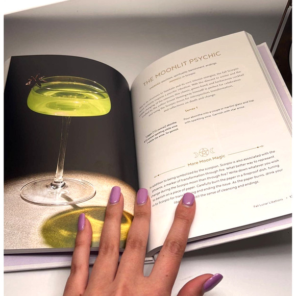 Moon, Magic, Mixology Hardcover Book - Picture 4 of 6
